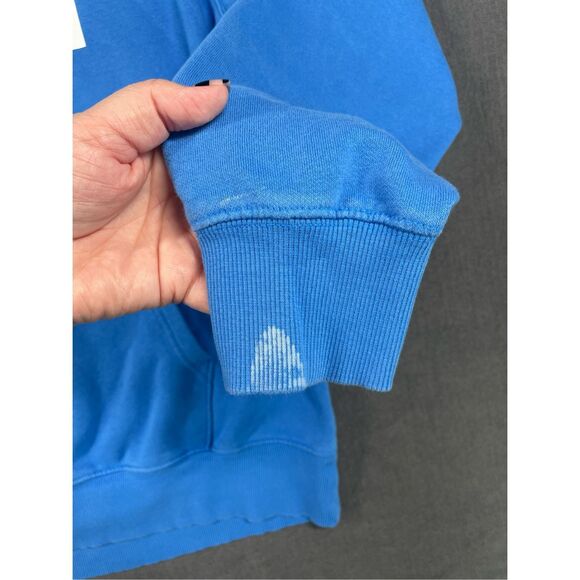The North Face Hoodie Men L Blue Pullover Sweatshirt Casual Everyday Athletic - Picture 4 of 8